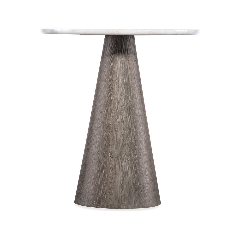 Side Tables Pulse Round Accent Table - Dark Wood