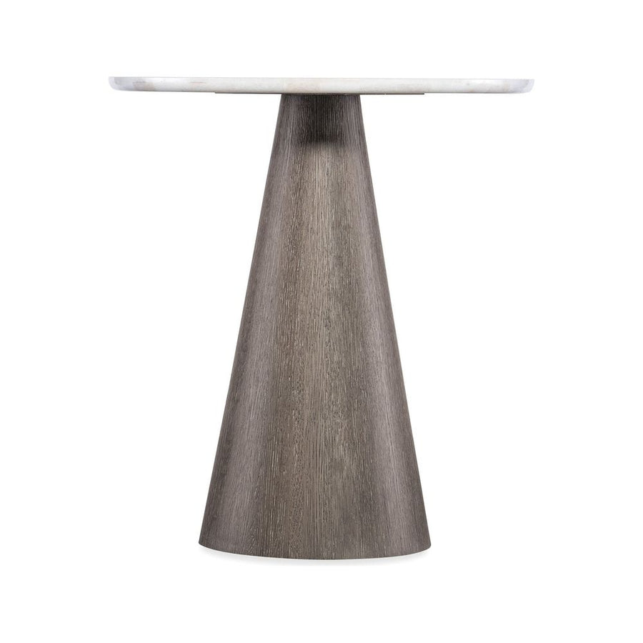 Side Tables Pulse Round Accent Table - Dark Wood