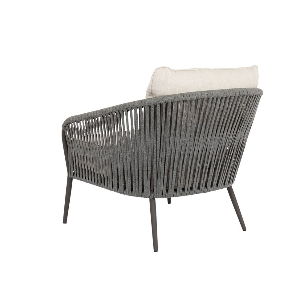Outdoor Lounge Chairs Florence Club Chair in Echo Ash, No Welt