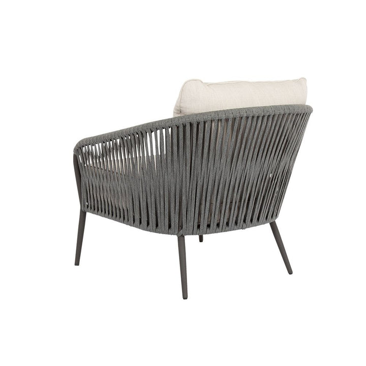 Outdoor Lounge Chairs Florence Club Chair in Echo Ash, No Welt