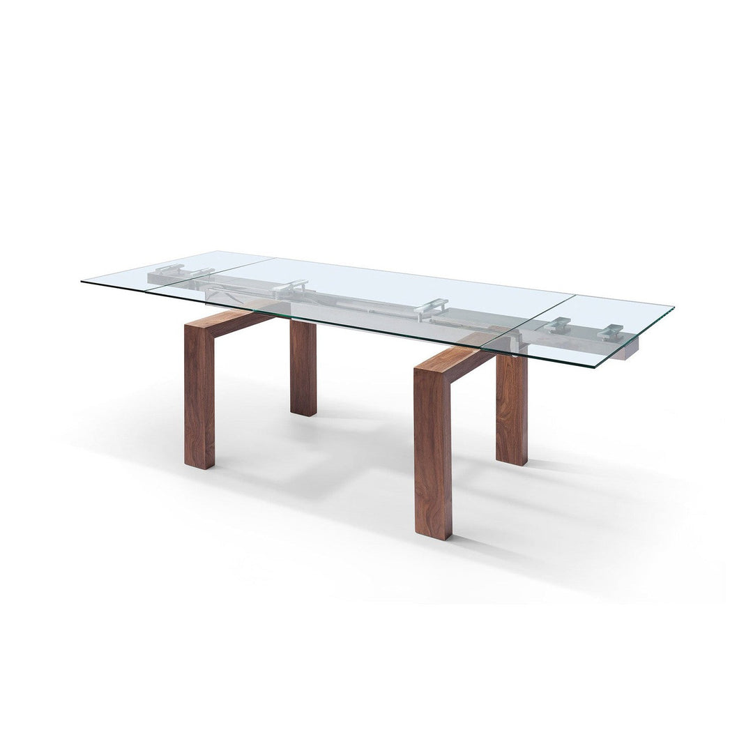 Davy Extendable Dining Table-Whiteline Modern Living-WHITELINE-DT1256-WLT-Dining Tables-4-France and Son