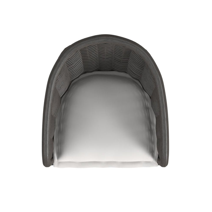 Cabo Dining Chair in Soothe Pearl w/ Flange Welt