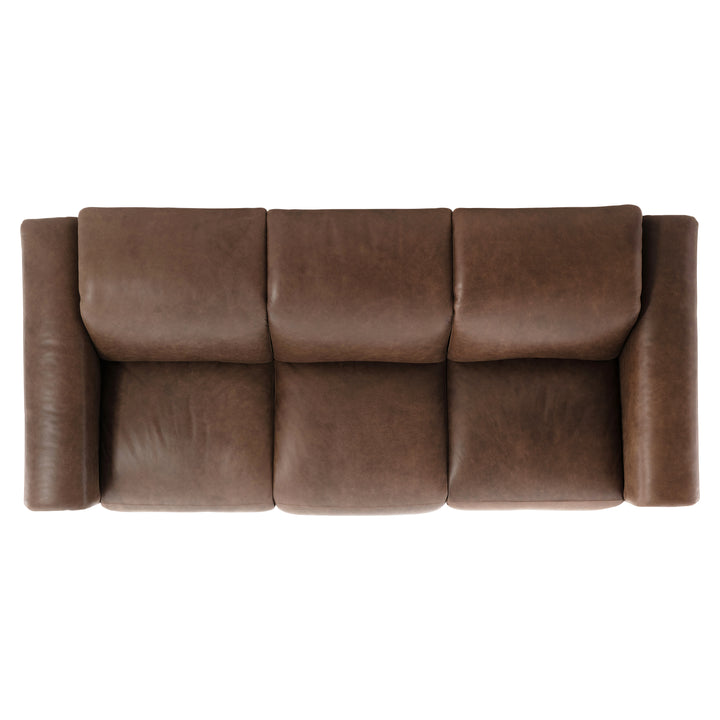 Billings Leather Power Motion Sofa Recliner