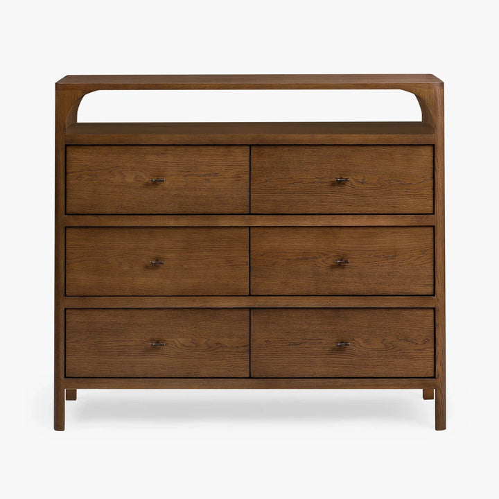 Cali 6-Drawer - Walnut finish