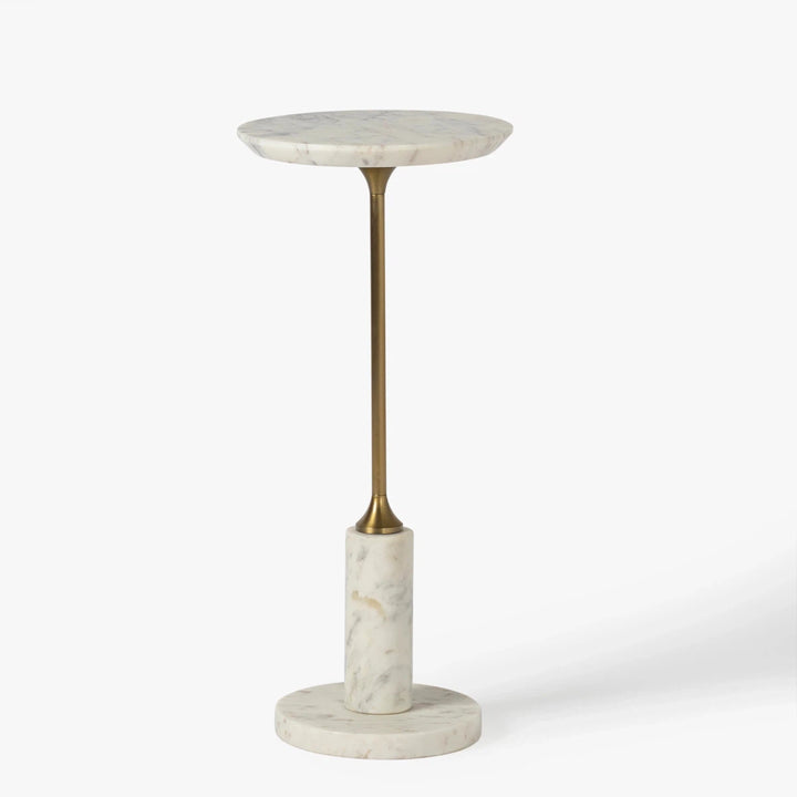 Francesca Drink table - White Marble