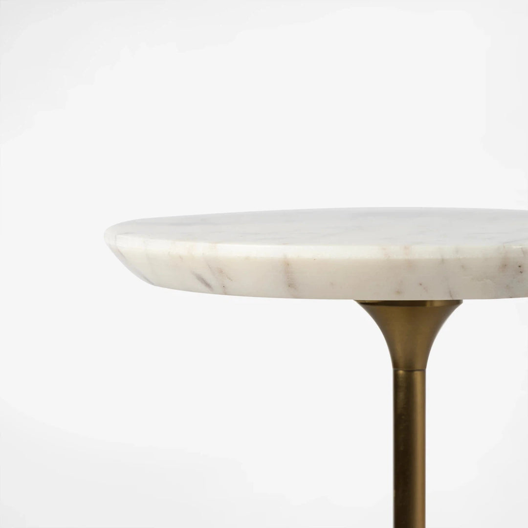 Francesca Drink table - White Marble