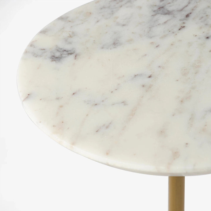 Francesca Drink table - White Marble