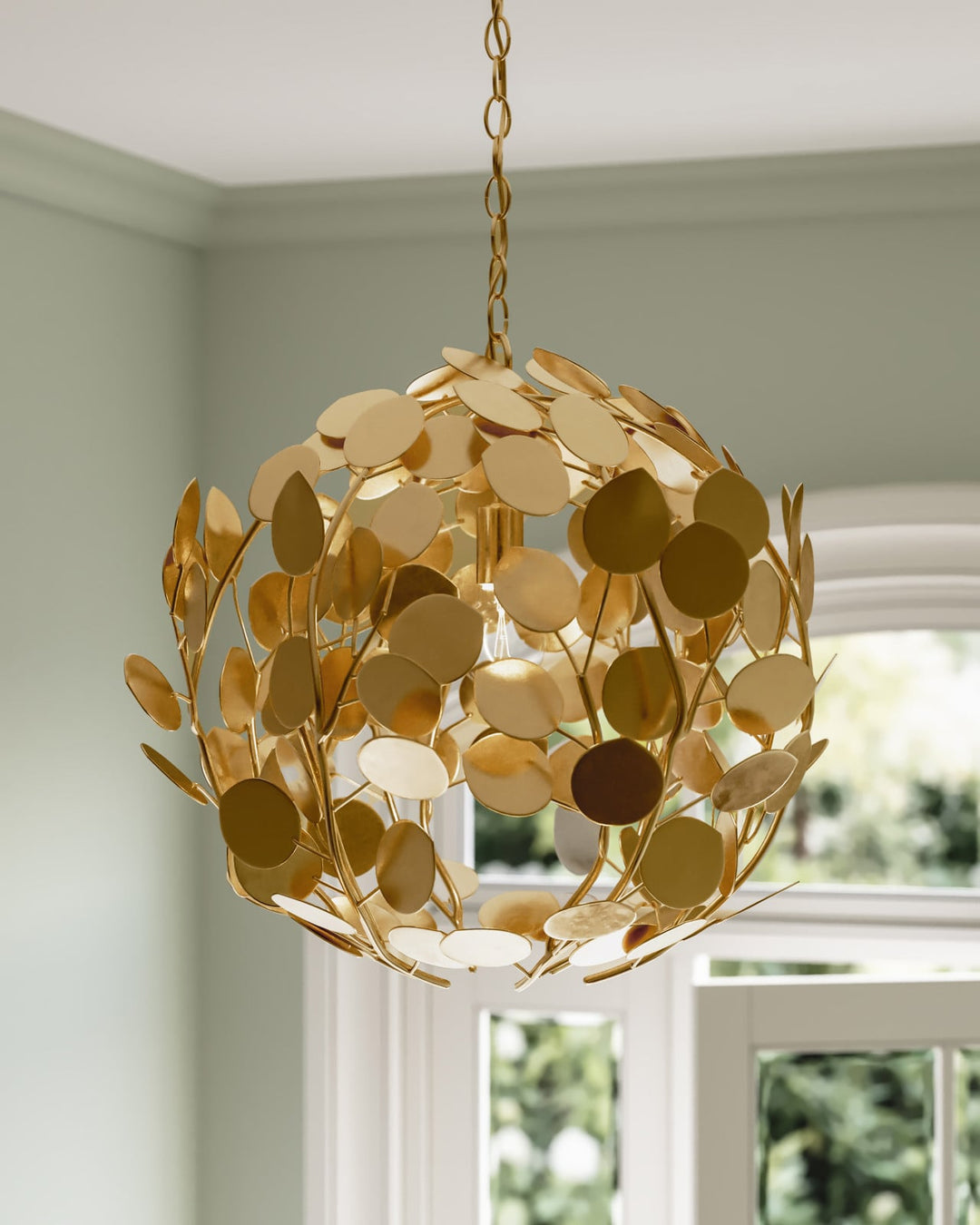 Chandeliers Lunaria Gold Orb Chandelier
