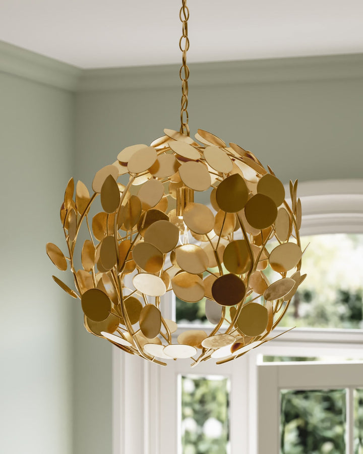 Chandeliers Lunaria Gold Orb Chandelier