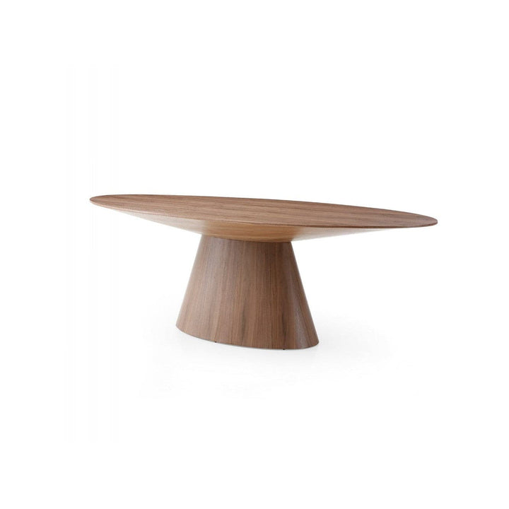 Bruno Dining Table-Whiteline Modern Living-WHITELINE-DT1474-WLT-Dining TablesWalnut-3-France and Son