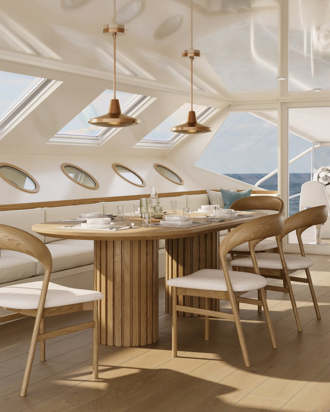 Outdoor Lighting: Ceiling Mariner Brass Outdoor Pendant