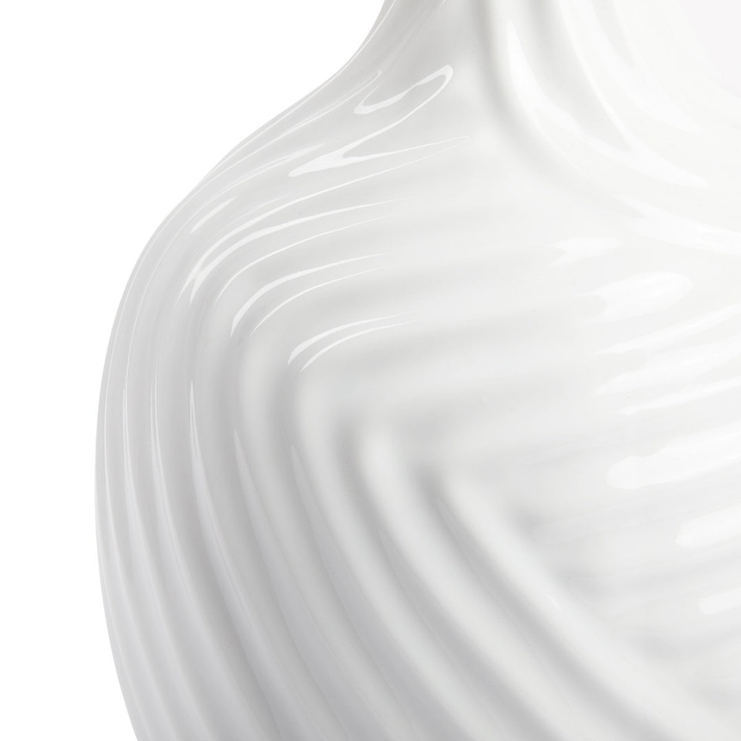 Dune Vase, Cool White