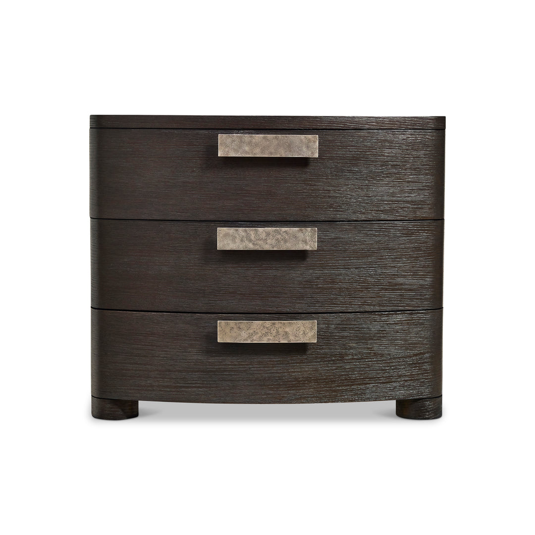 Geneve 3 Drawer Nightstand, 34"