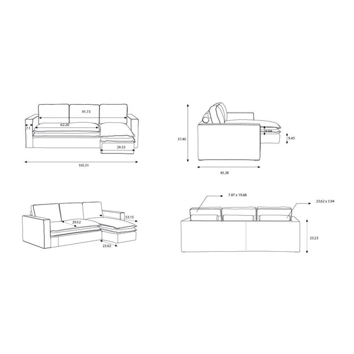 Davis Davis Slipcover Sectional