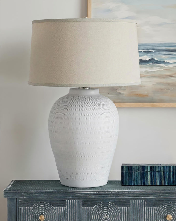 Dashwell White Table Lamp