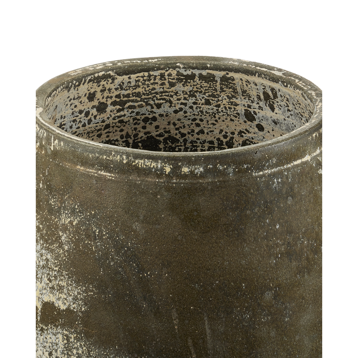 Outdoor Planters Sicilia Medium Antique White Planter