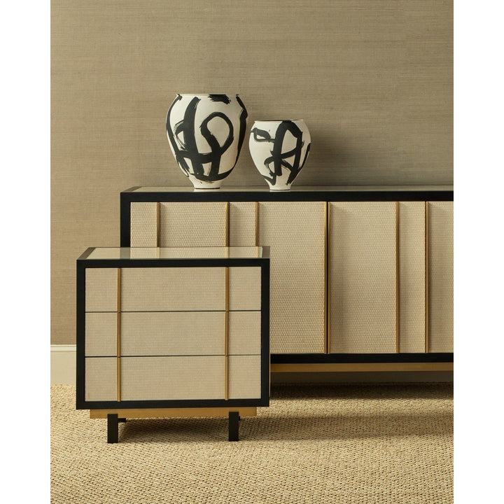 Deanna Raffia Nightstand