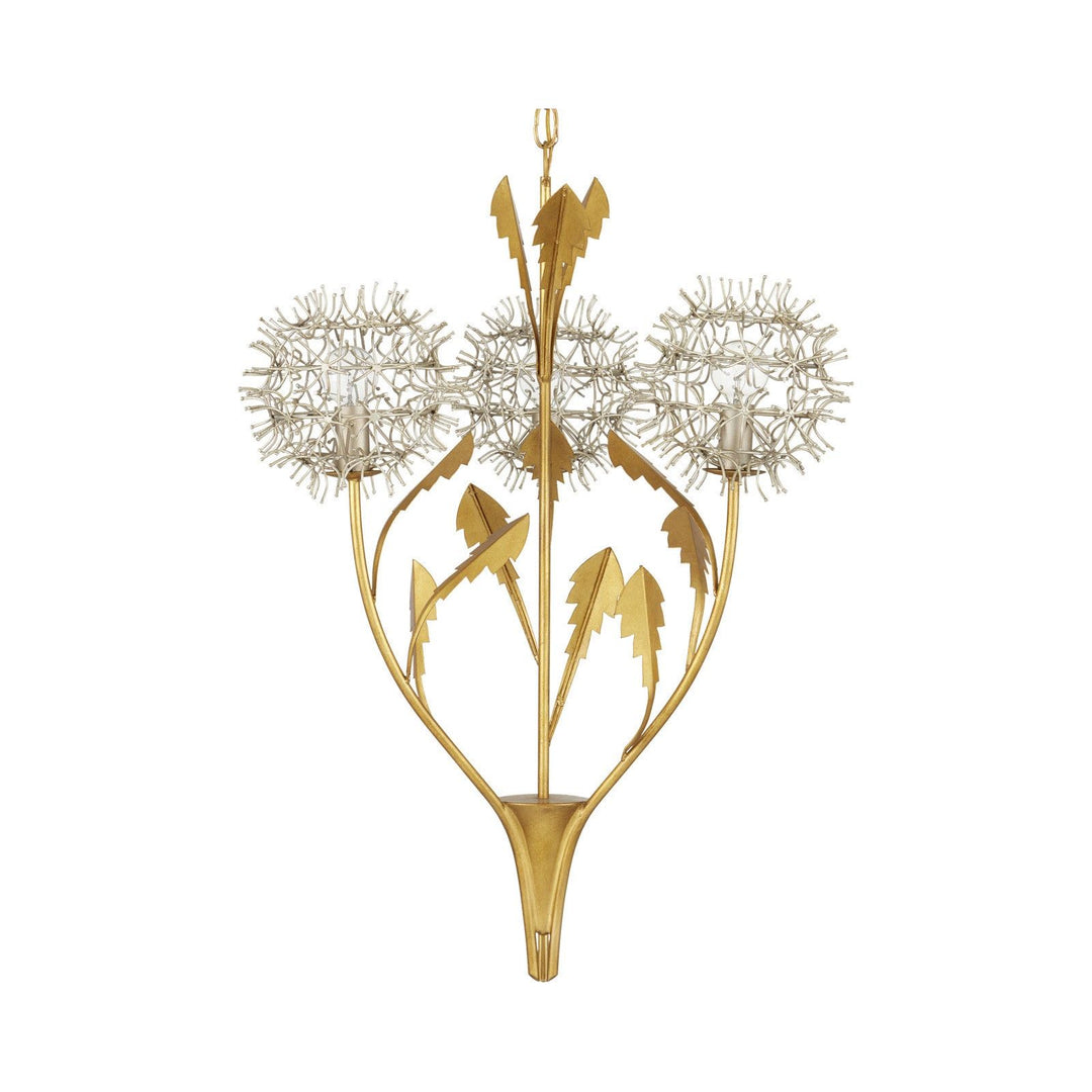 Dandelion Silver & Gold Pendant