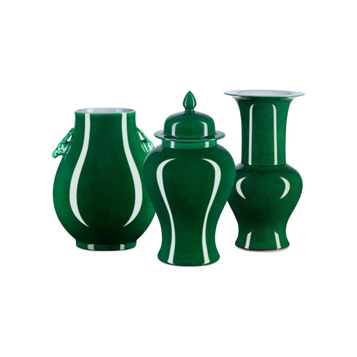 Imperial Green Corolla Vase