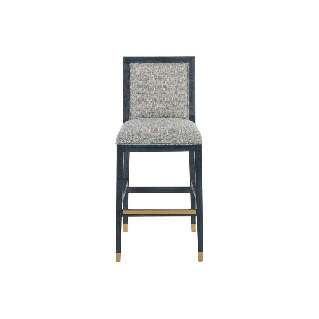 Santos Vintage Navy Bar Stool, Barrett Dusk