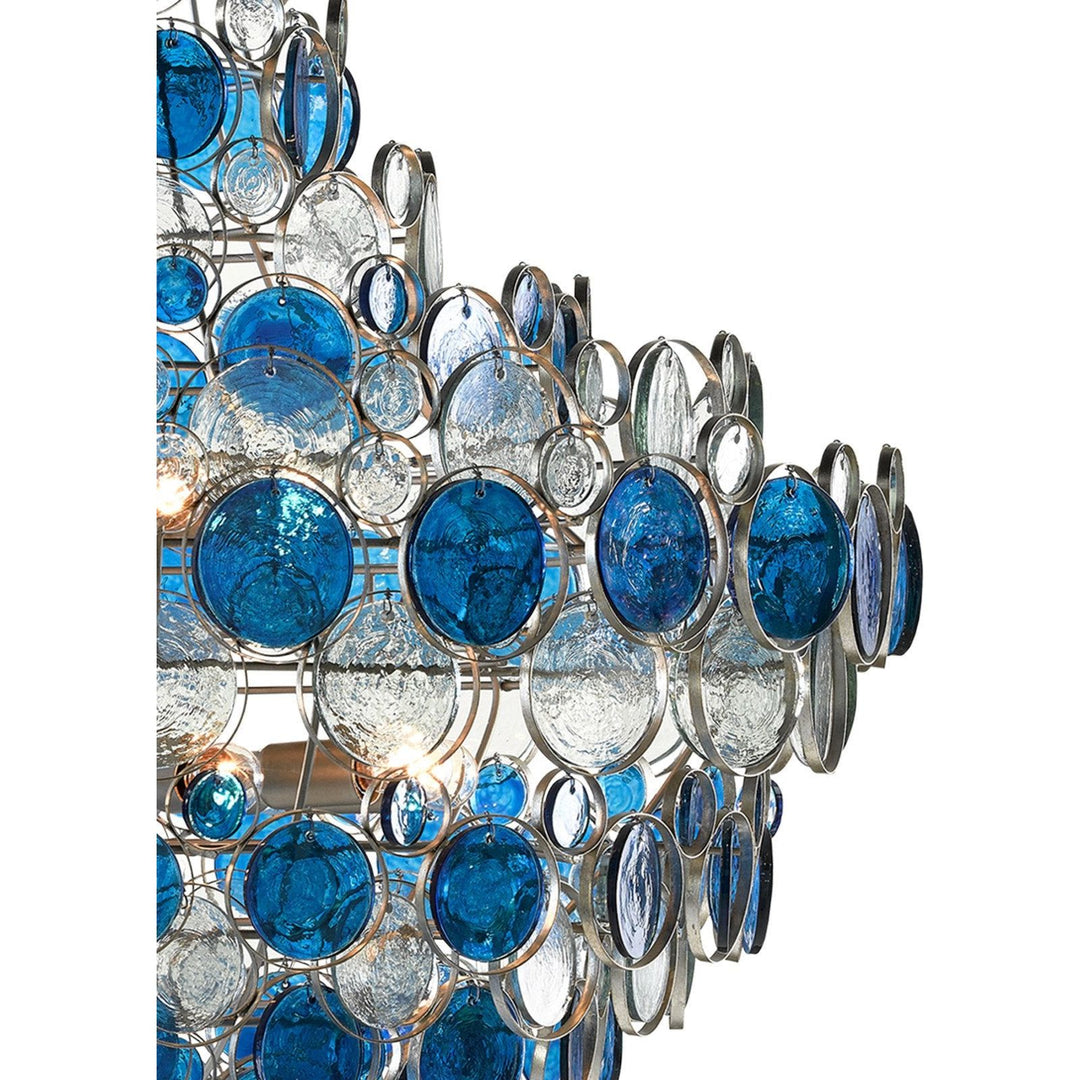 Galahad Large Blue Chandelier