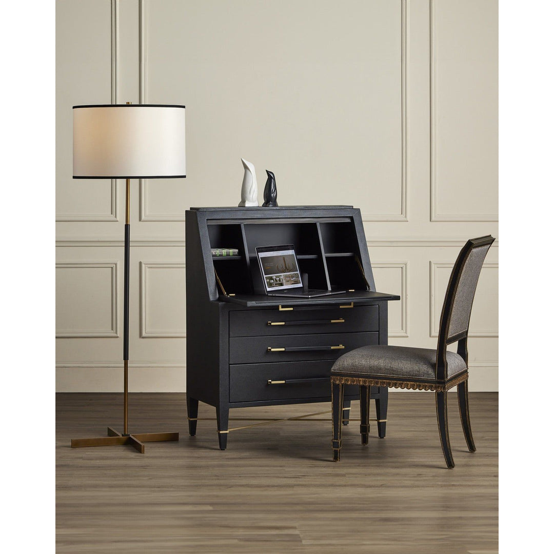 Verona Black Secretary Desk