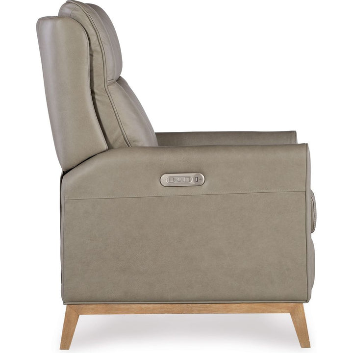 Quinnie Power Recliner with Power Headrest - Green