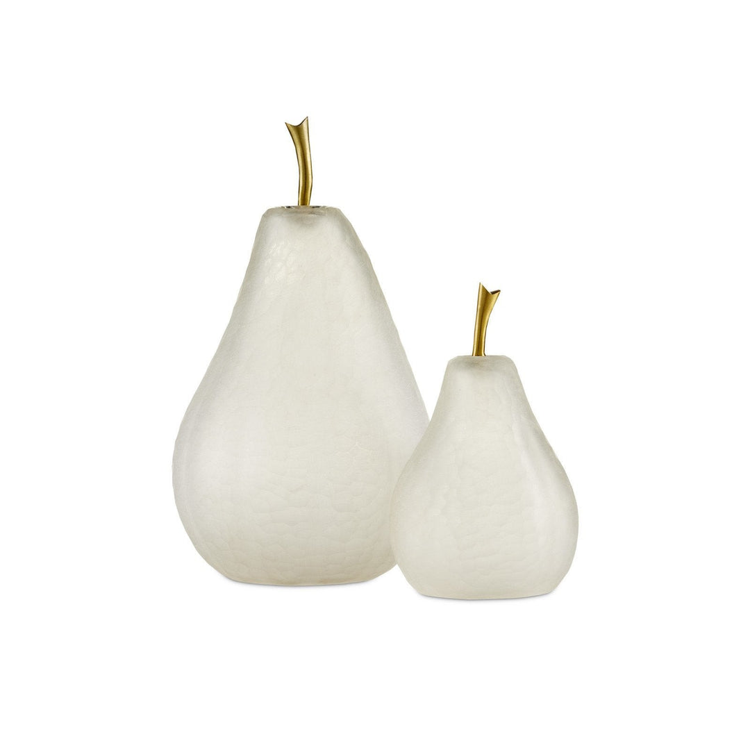 Glass Pear Set of 2