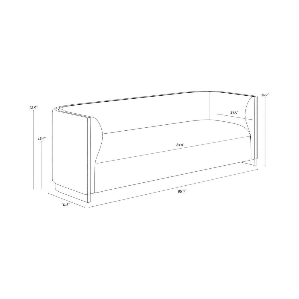 Larron Sofa - Rhea Light Barley