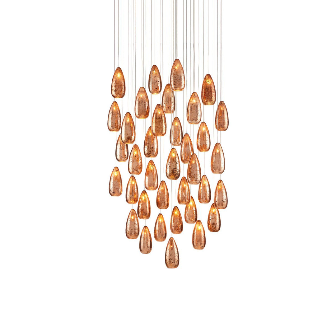 Rame 36-Light Round Multi-Drop Pendant