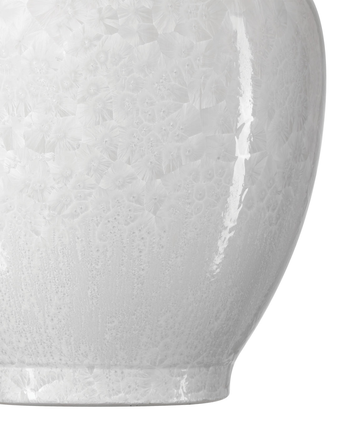 Crystalline White Vase