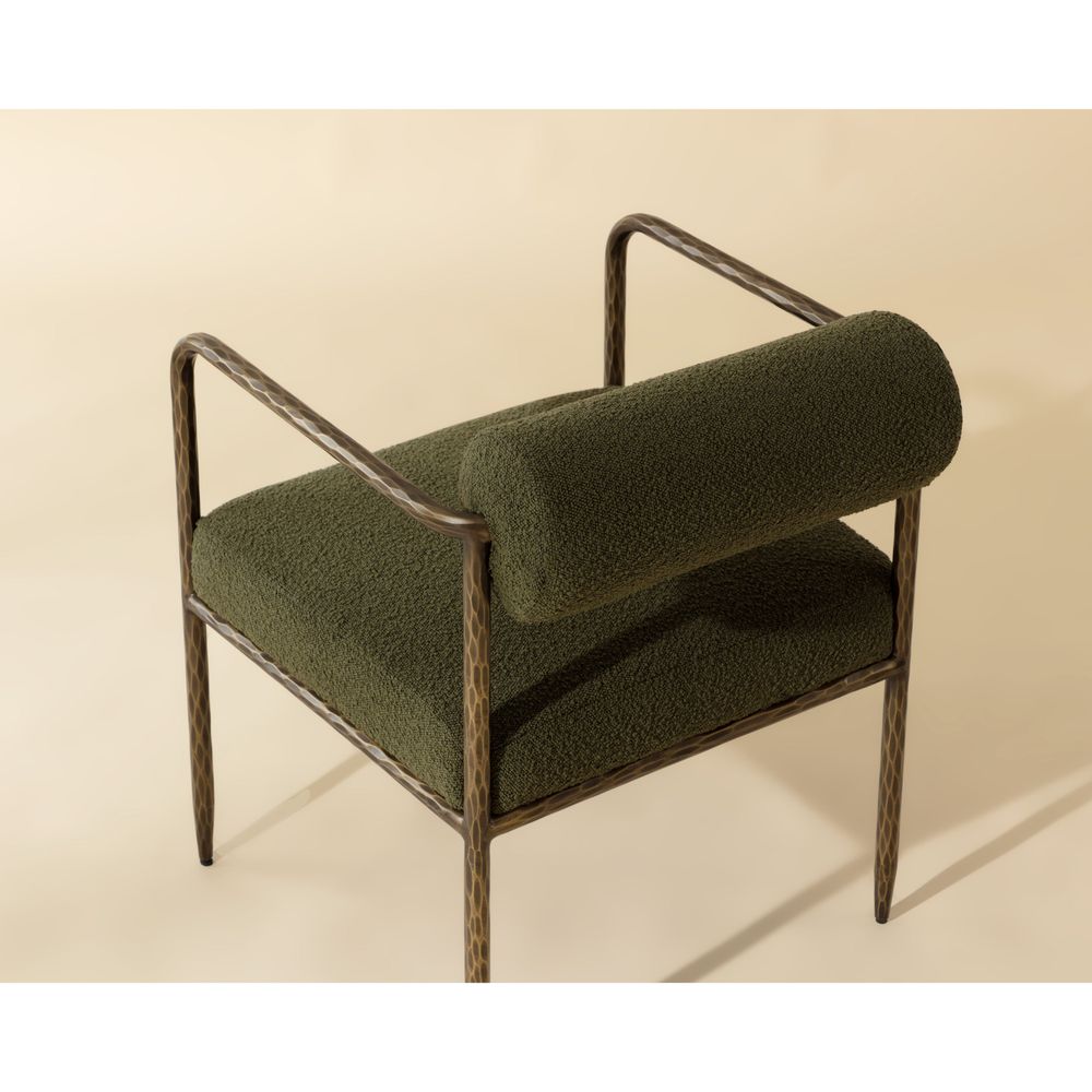 Ajani Dining Armchair - Copenhagen Olive
