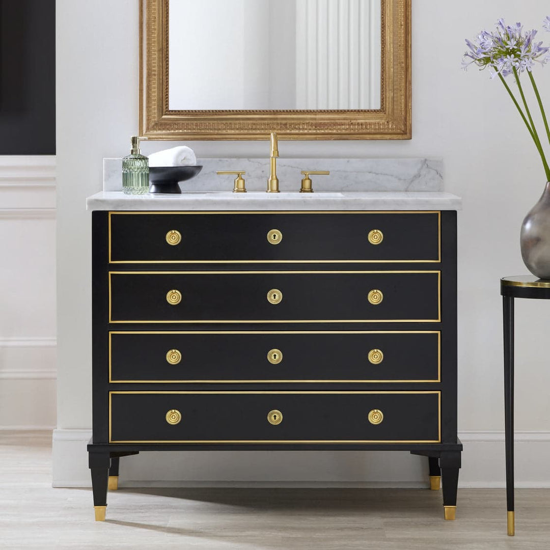 Ebonized Classical Vanity