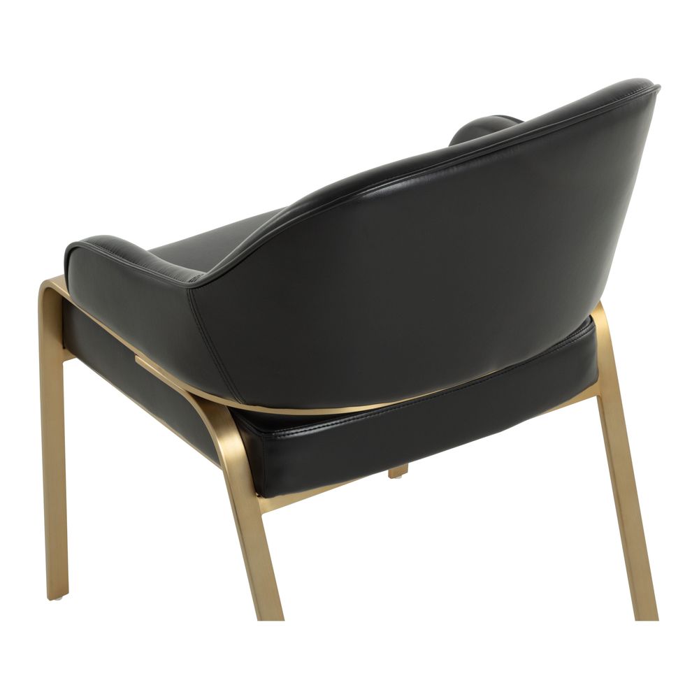 Malachi Dining Armchair - Cantina Black