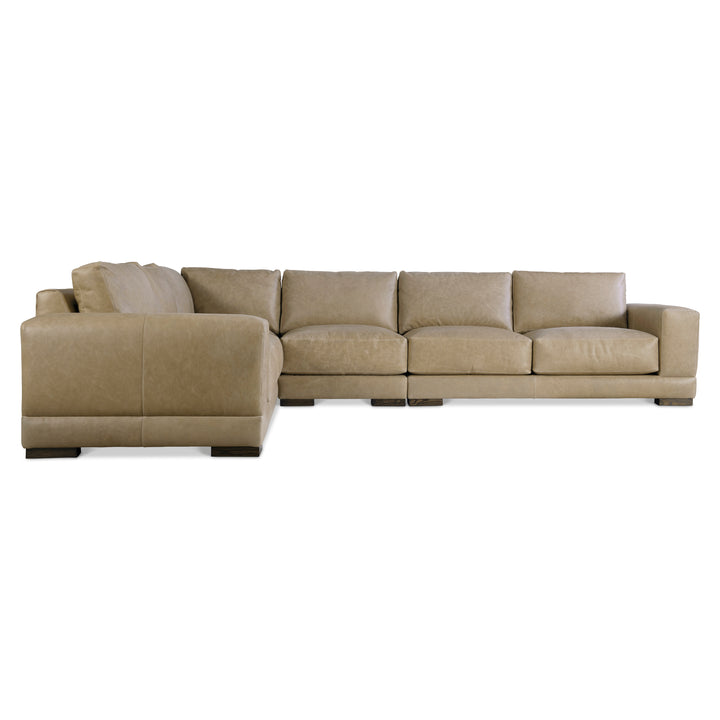 Lars Leather 4-Piece Sectional