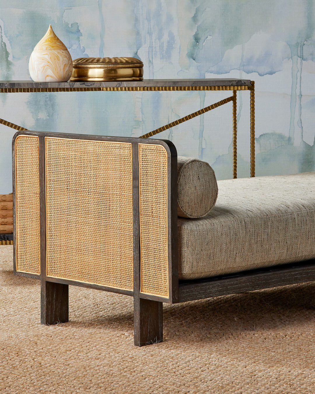 Celebes Settee, Calcutta Linen