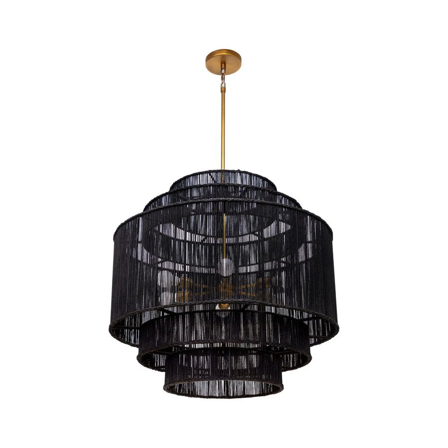Chandeliers Alyssa Chandelier - Black Jute