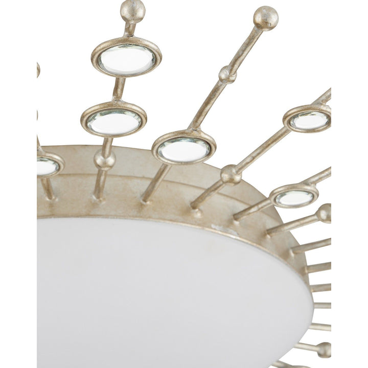 Planisphere Silver Flush Mount