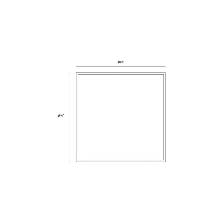 Wall Art Rocky Road - 48" X 48" - Black Floater Frame