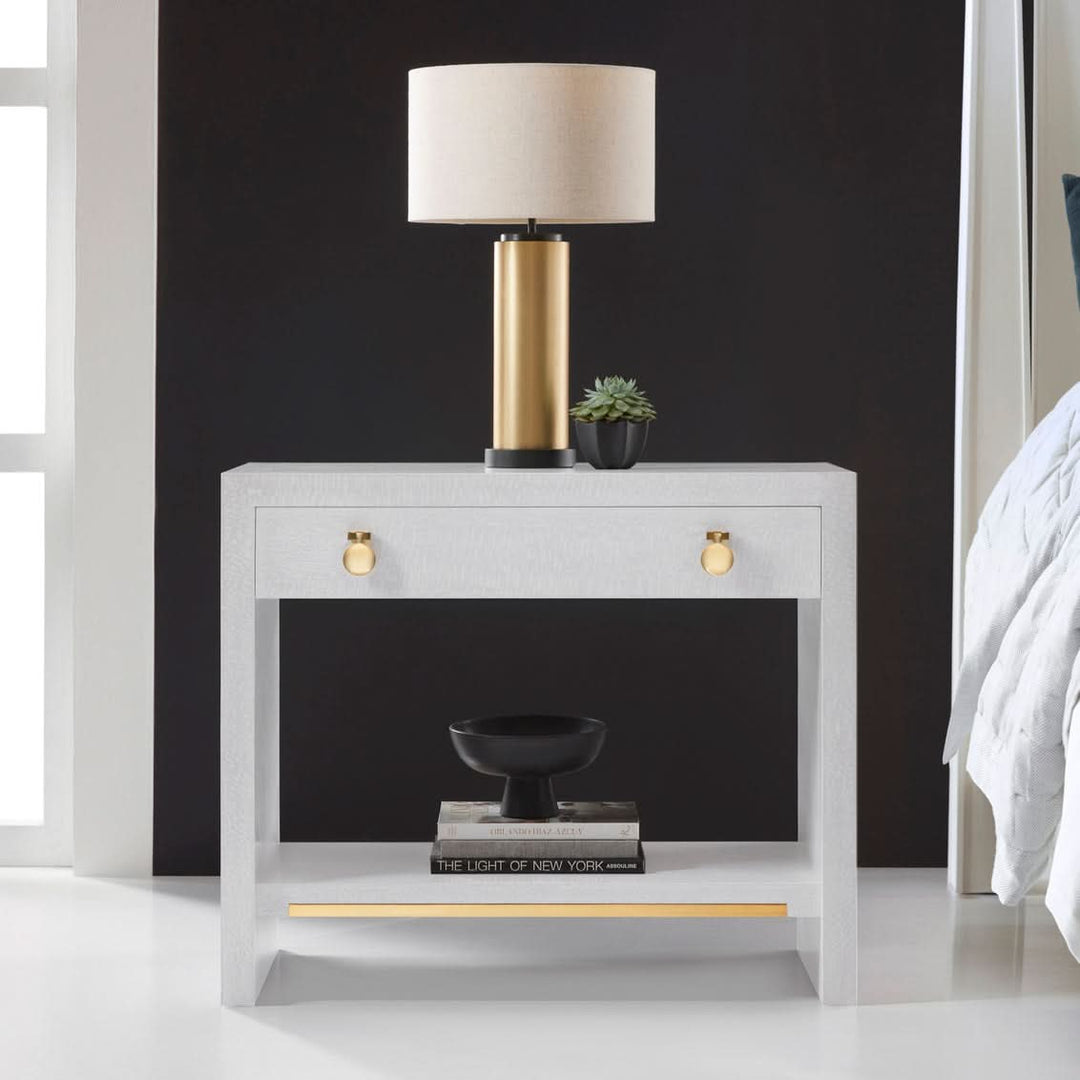 Mirage Bedside Chest-White Lacewood