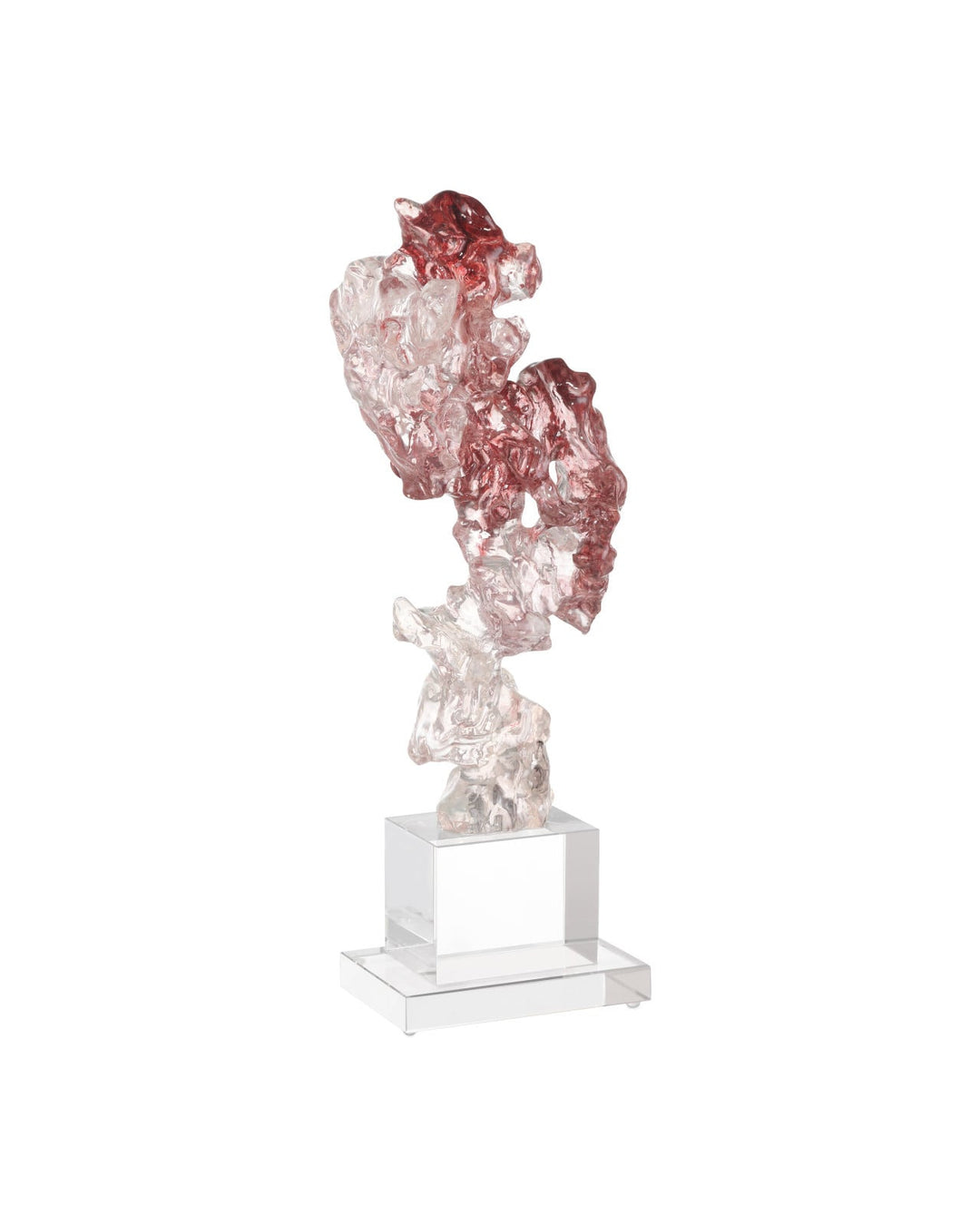 Decorative Objects Faux Rock Crystal Large Sculpture