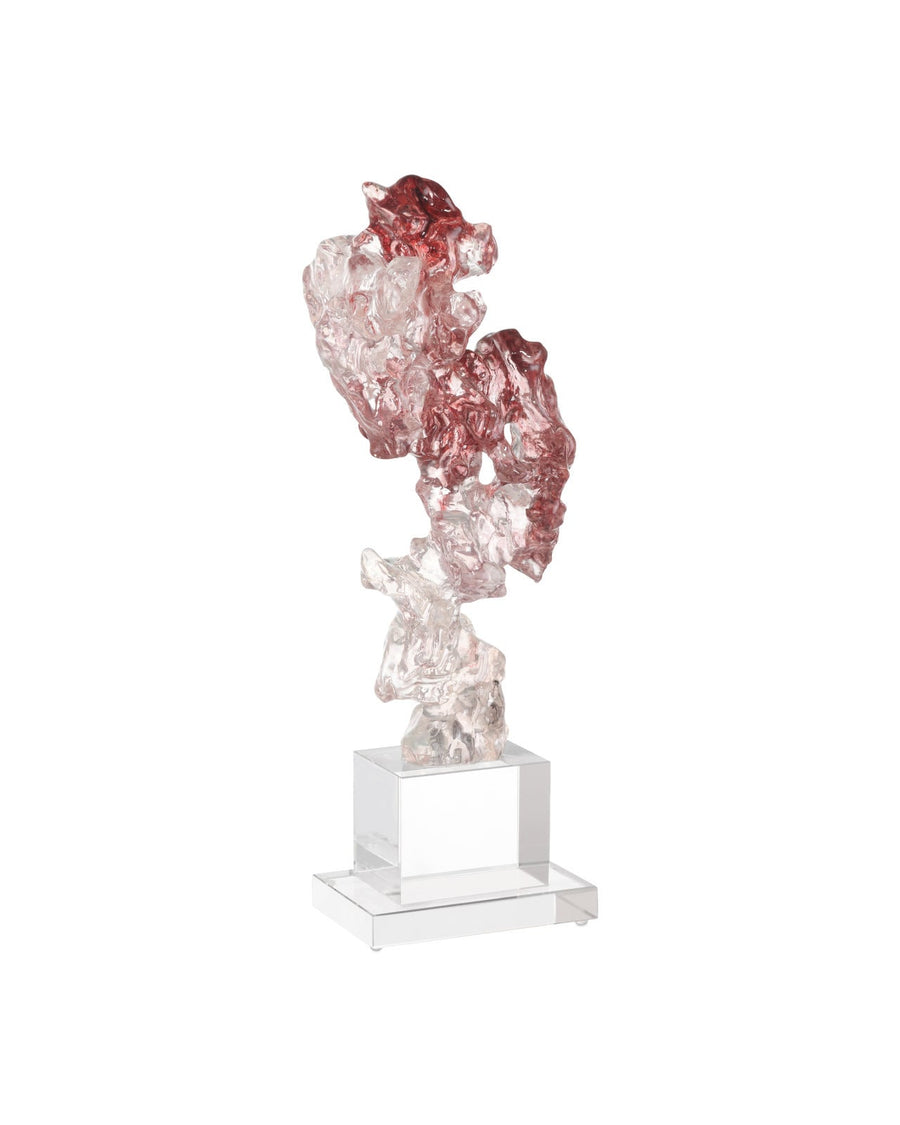 Decorative Objects Faux Rock Crystal Large Sculpture