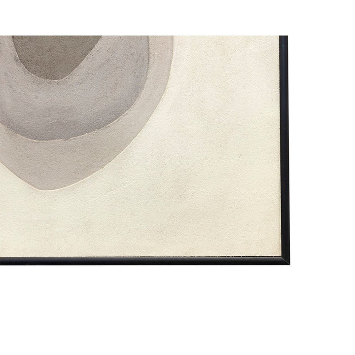 Wall Art Zen Garden (Set Of 3) - 30" X 30" - Black Floater Frame