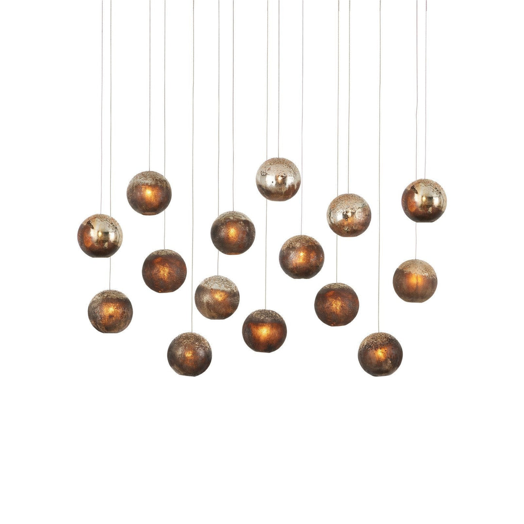 Pathos 15-Light Linear Multi-Drop Pendant