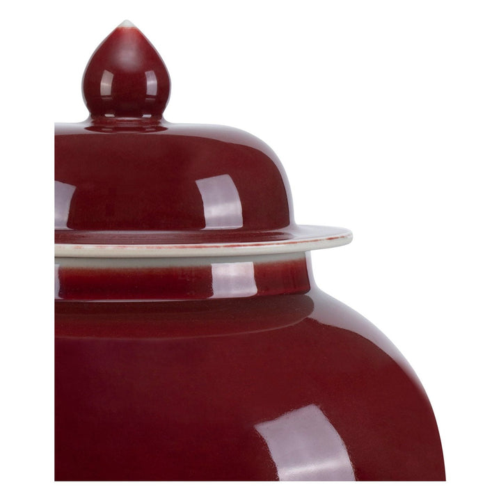 Oxblood Large Temple Jar