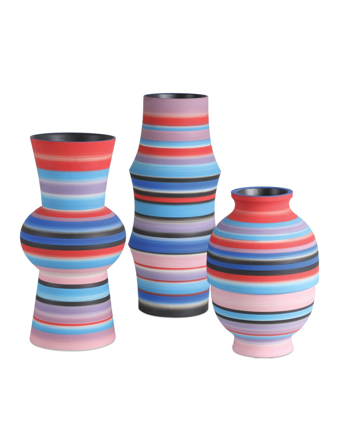 Vases Happy 80's Large Bright Blue & Red Vase