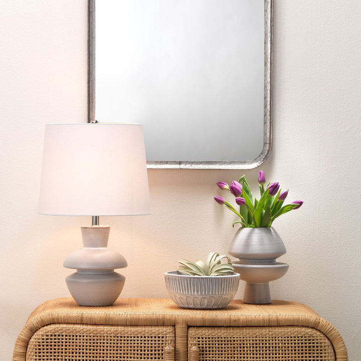 Bowls Cradle Bowl in Grey Ceramic