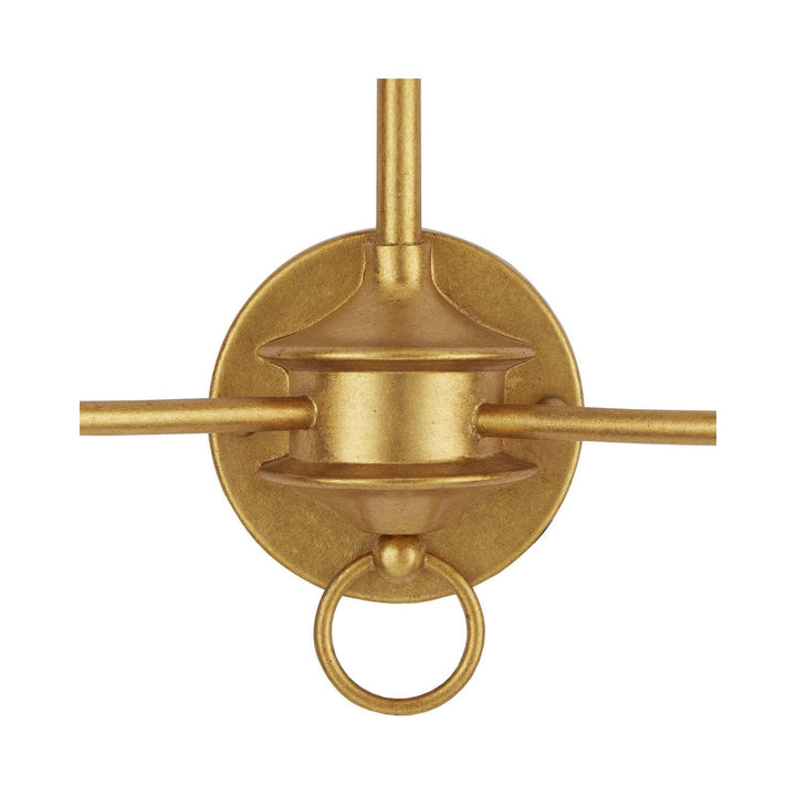 Nottaway Gold Double-Light Wall Sconce