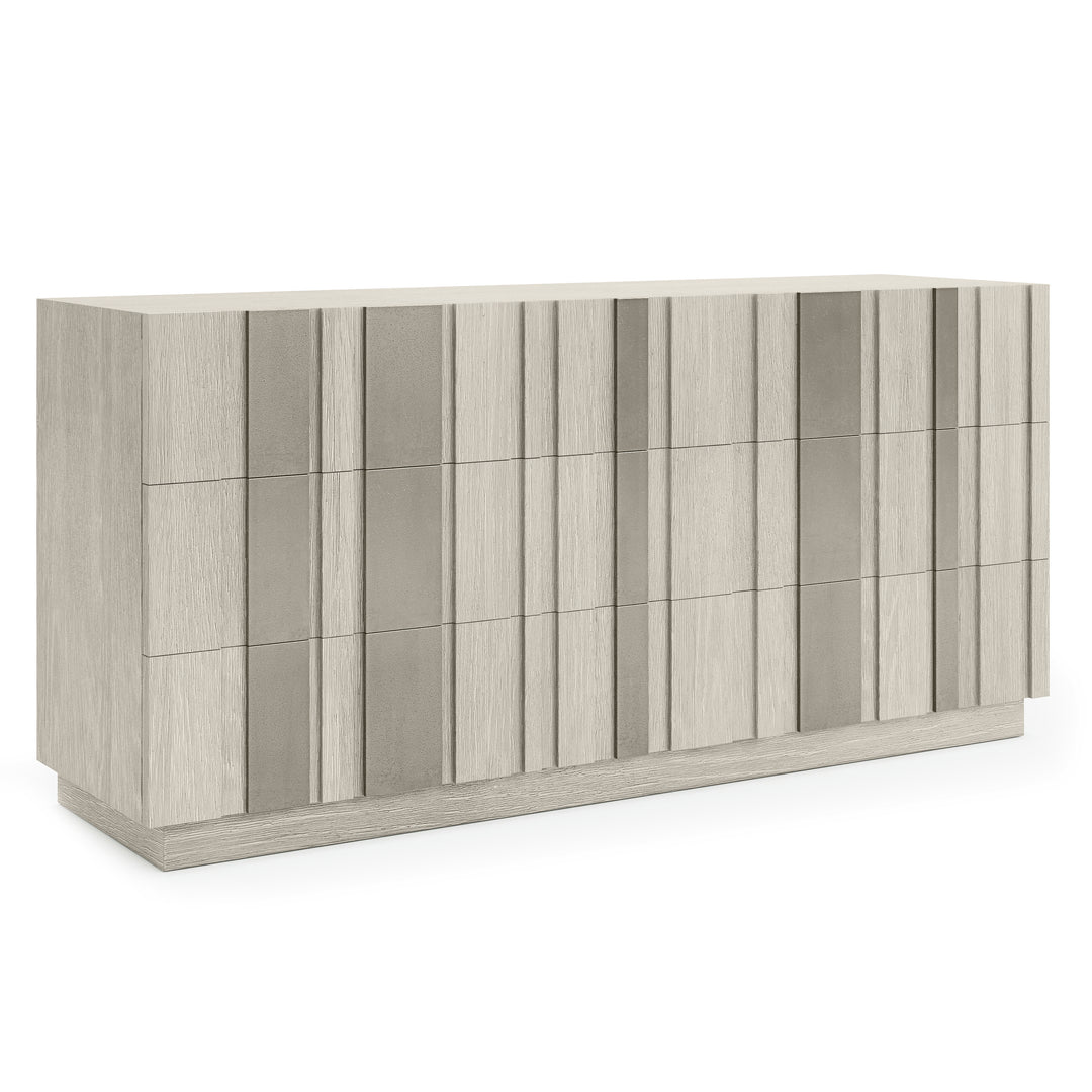 Tempo Dresser with Metal Overlay