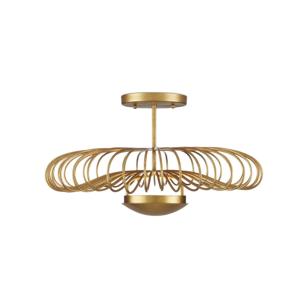 Sheereen Gold Semi-Flush Mount